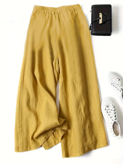 Linen Wide Leg Pant