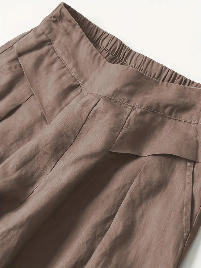 Linen Wide Leg Pant