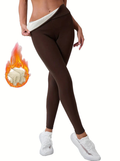 Aafke – High-Waist Fleece-Lined Leggings