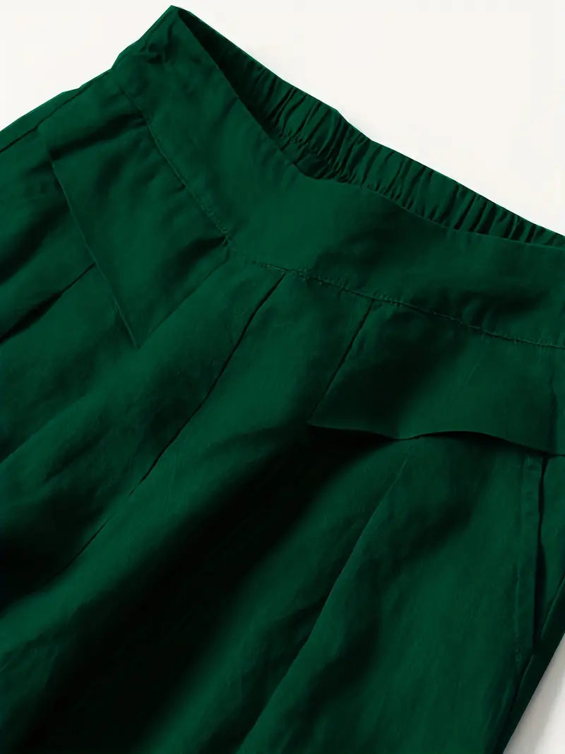 Linen Wide Leg Pant